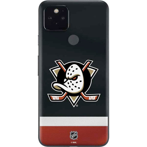 NHL Anaheim Ducks Jersey Google Pixel 5 Skin